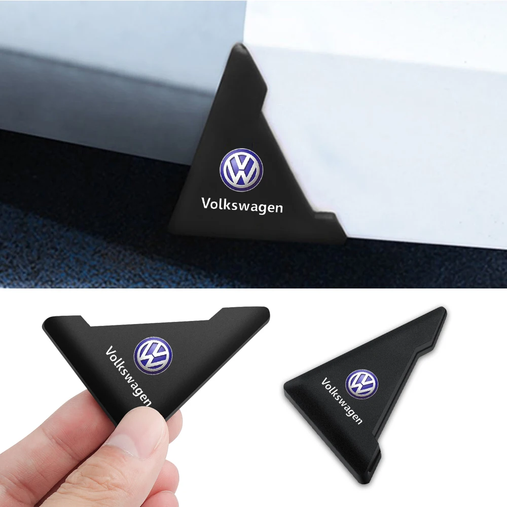 2 Stuks Siliconen Autodeur Hoes Auto Anti-Botsing Bescherming Sticker Voor Volkswagen Vw Golf Passat B6 Jetta Touran Caddy