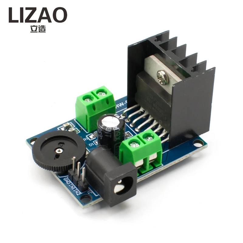 LIZAO TDA7266 Compatible AMP Board 15W+15W 2.0 Channel DC 6-18V Audio Amplifier with Volume Control for Car & Home Speakers