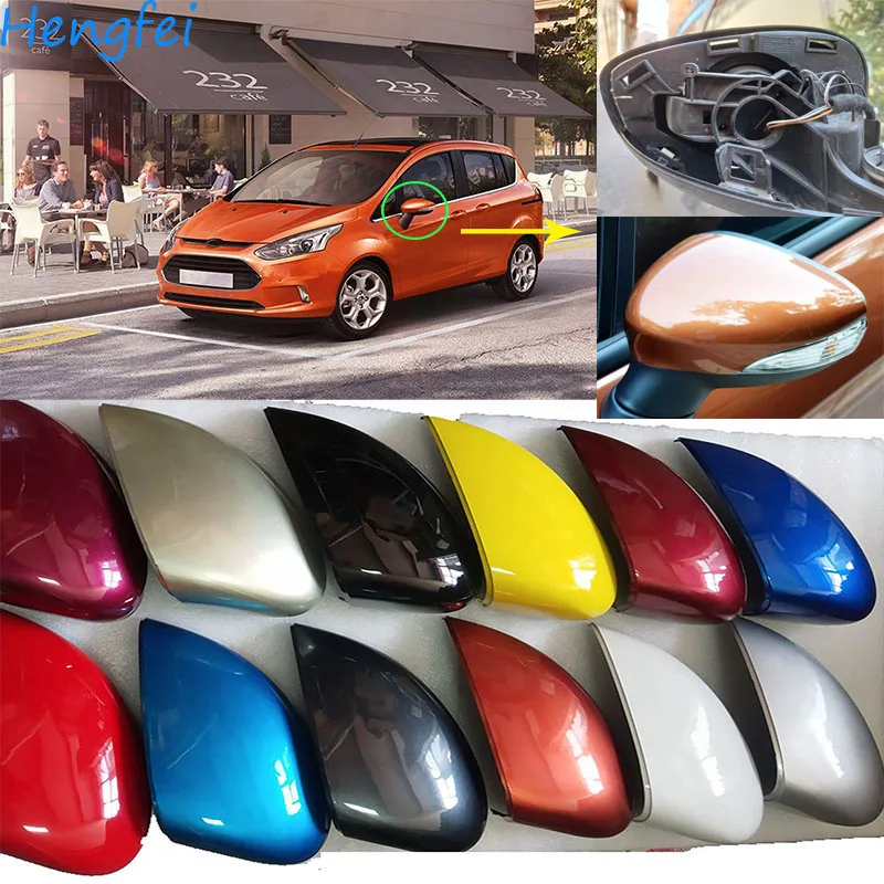 Akcesoria samochodowe Ford B-MAX 2011 ~ 2017 Fiesta obudowa lusterka bocznego lusterko wsteczne osłona lusterka