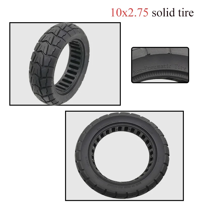 

10-дюймовые твердые шины 10x2,75-6,5 85/65-6,5 для электрического скутера Kugoo G-Booster G2 Pro, аксессуары для непневматических колес