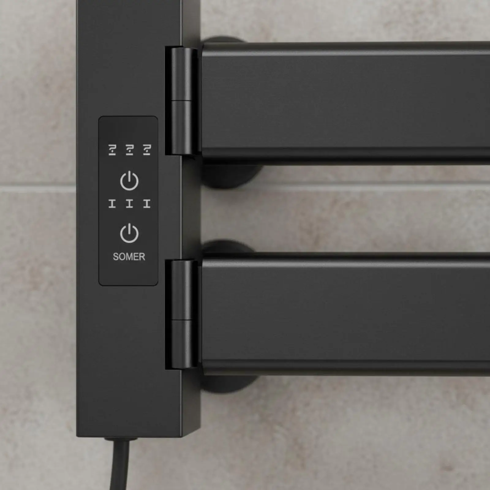 Smart Towel Heating Rack easy Installation Electric Towel Warmer Quick Dehumidifying Lavatory Heater