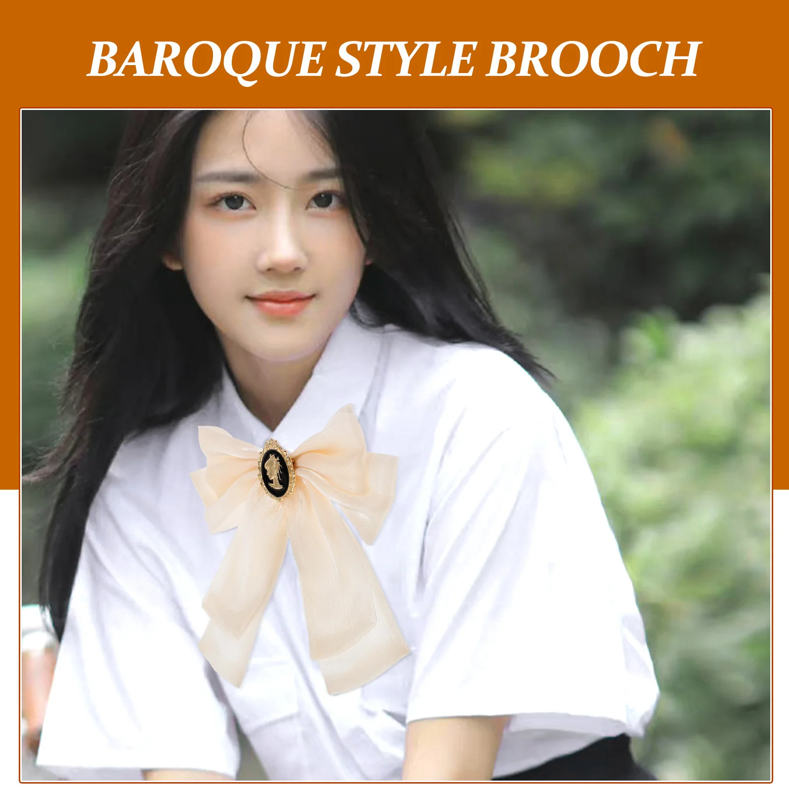 

Brooches for Women Vintage Decoration European and American Bow Shaped Pin Women's