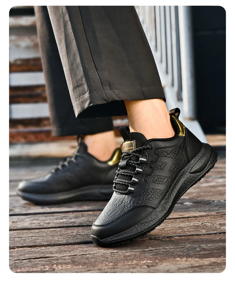 Hotel-Kochschuhe Vier Jahreszeiten Neue Rutschfeste Ölbeständige Wasserdichte Küchen-Arbeitsschuhe Herren Mode Lässige Atmungsaktive Outdoor-Schuhe – Detail 4
