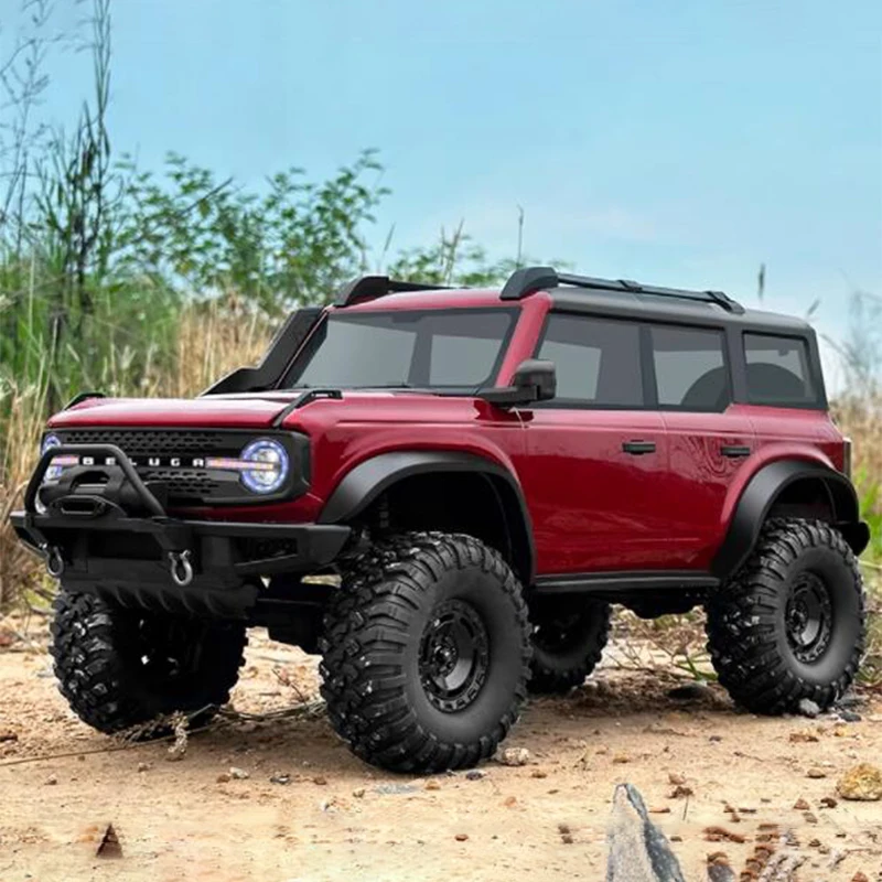 New 1:10 Hb R1001 Bronco Simulation Rc Climbing Car Remote Control Model Awd Off-road Car Toys Compatible 2s 3s All-metal Gears