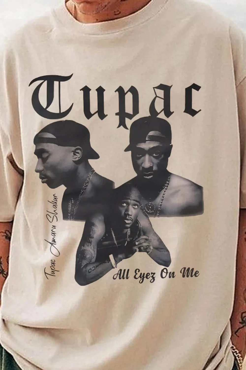 Fashion Cool 2 Pac 2026 Famous Tupac Printed Cotton T-shirt Men's Summer Casual Top Short Sleeve Classic Male Women Tee