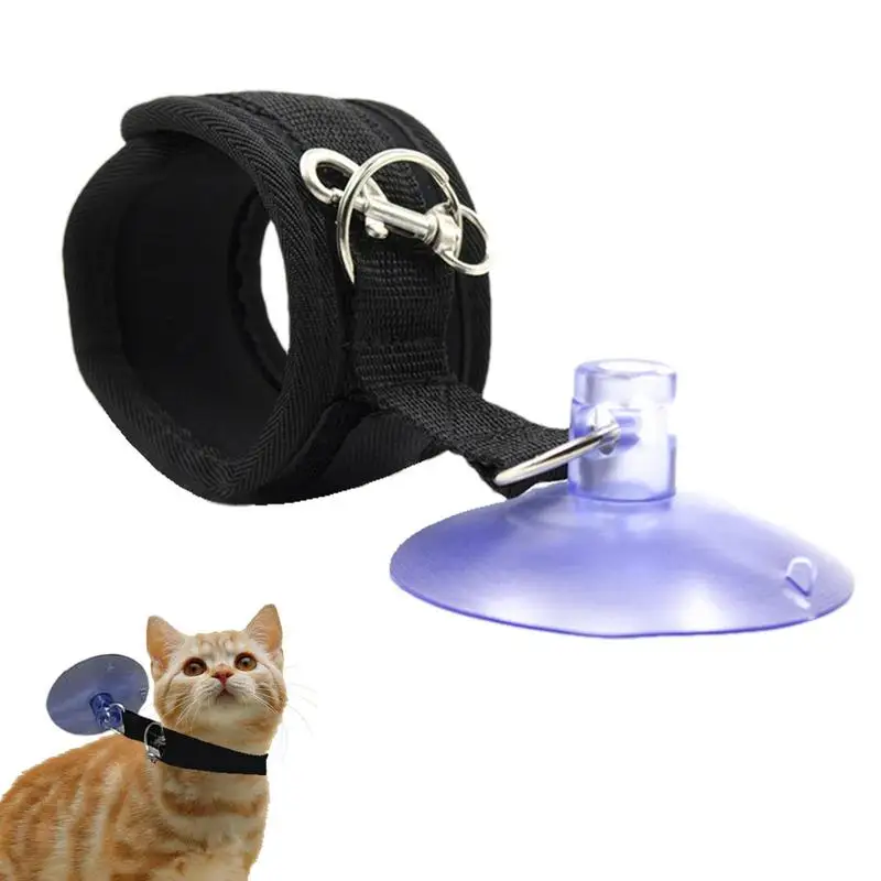 Dog Bath Tether Pet Dog Cat Shower Tools Dog Leash With Suction Cup Dog Grooming Tub Restraint Leash With Collar Pet Supplies