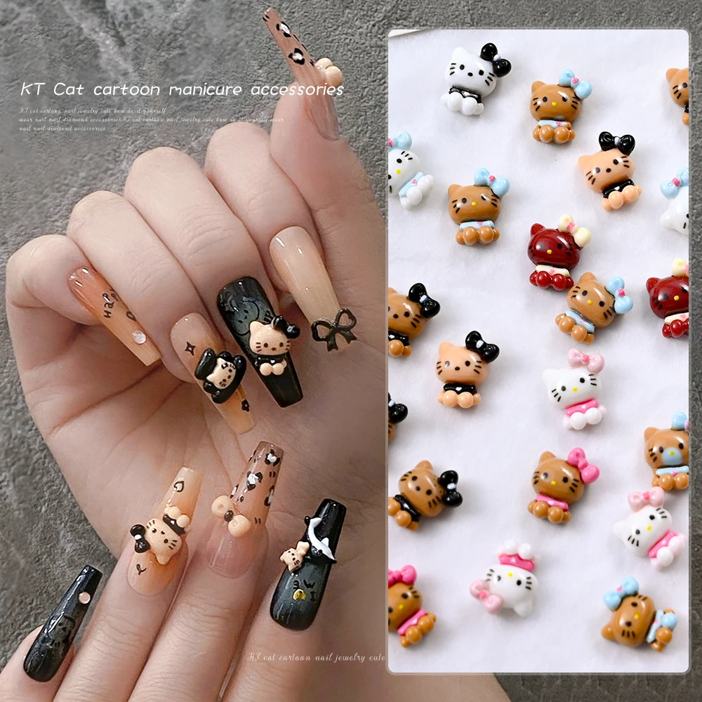 10Pc/Bag 3D Brown H… - image