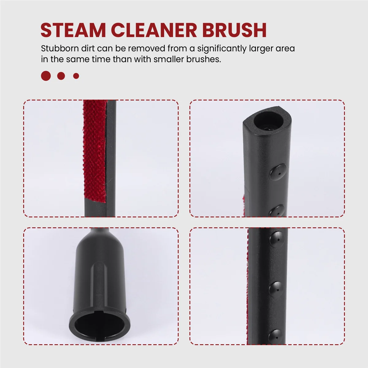 New A26P For Karcher SC2 SC3 SC4 SC5 Steam Cleaner Brush Fabric Carding Brush Nozzle Hanging Ironing Nozzle Ironing Brush Rod