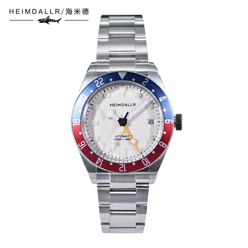 

HEIMDALLR GMT Diving Watch Sapphire Super Luminous Automatic Movement For NH35A Watch Waterproof Watch Men Watch