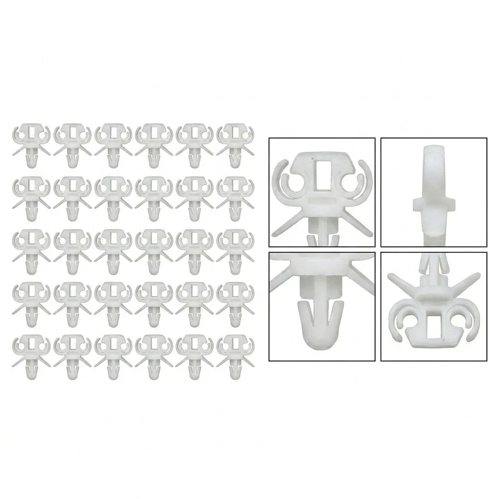 40pcs Car Brake Line Retaining Clip 281611767 281-611-767 1161550300 For Sharan For Cadillac For T2 For T3 For T4 Buses Plastic