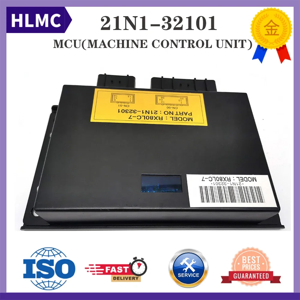Excavator R80-7 R80LC-7 R210LC-7 Cab Controller Panel V-ECU 21N1-32101 Controller Computer Board Control Unit
