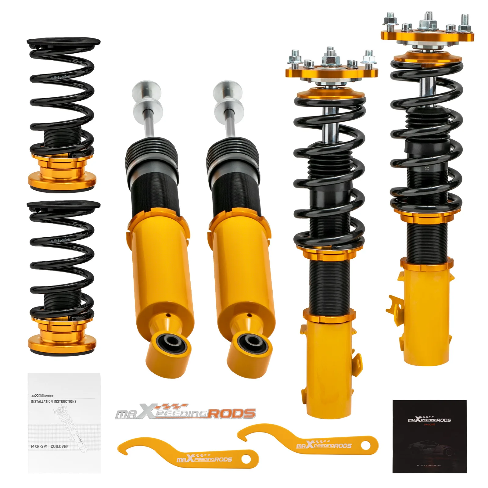 MaXpeedingrods Height Adjustable Coilover Suspension Shocks for Honda Civic & Si VIII 2006-2011