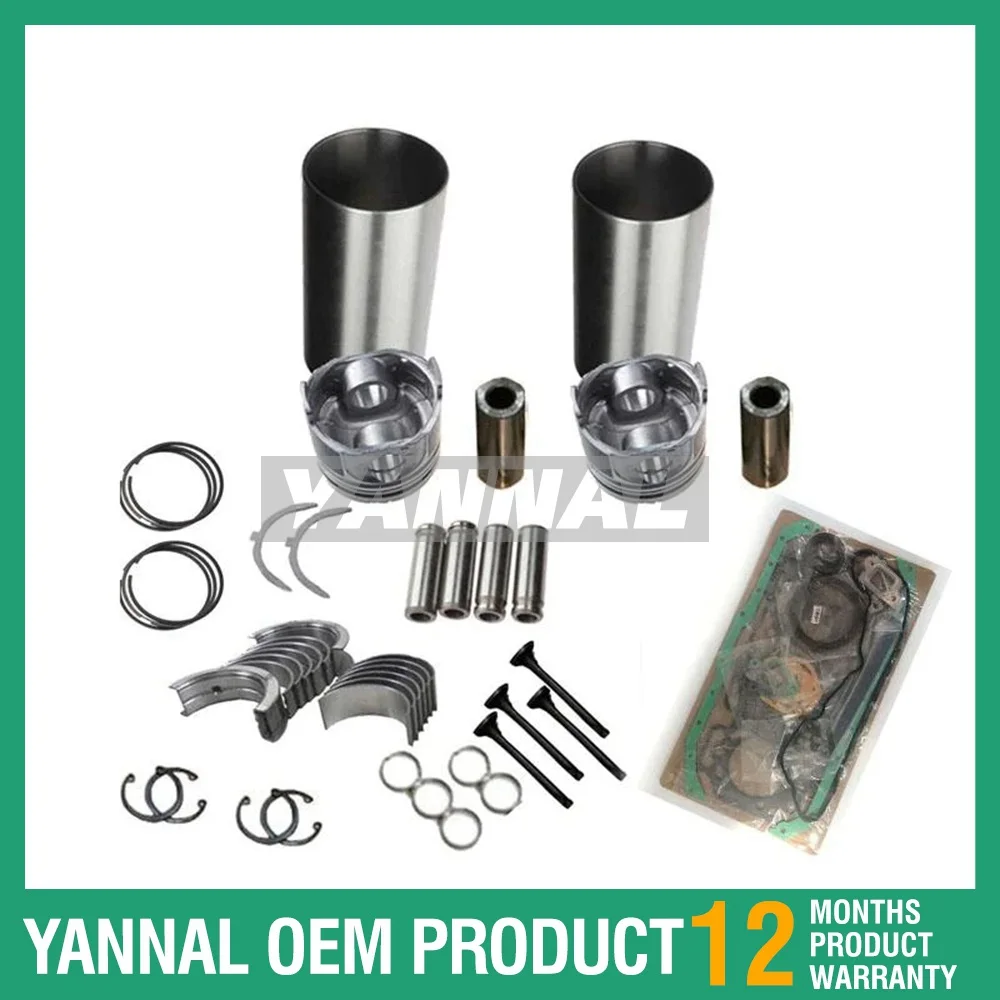 

New Overhaul Rebuild Kit For Yanmar 2TN66E Engine For Komatsu PC03 DAEWOO Solar 007