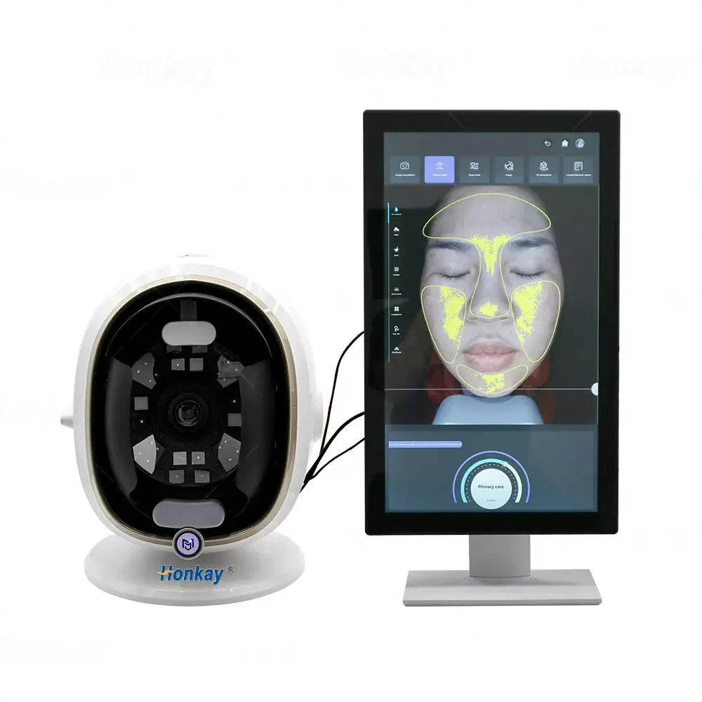 Scanner de peau qualifiée ale 3D portable, détecteur de peau du visage, testeur de miroir, analyseur de peau de diagnostic, machine pour salon de beauté, spa, 2023