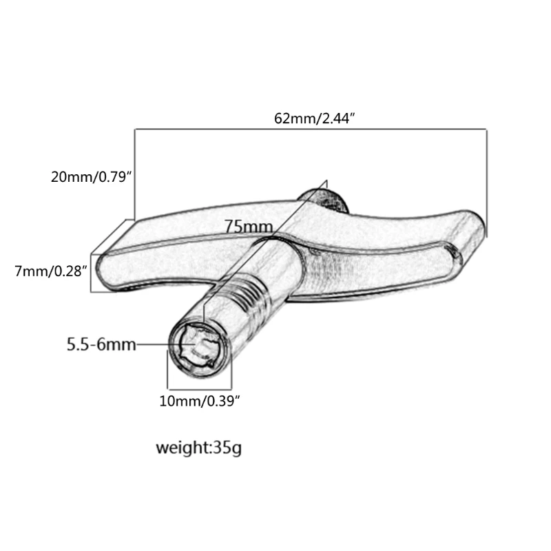 Portable S Shaped Drum Keys Drum Tuning Keys Drum Repair Tool Universal Drum Tuner Tuning Keys Percussion Hardware Tool