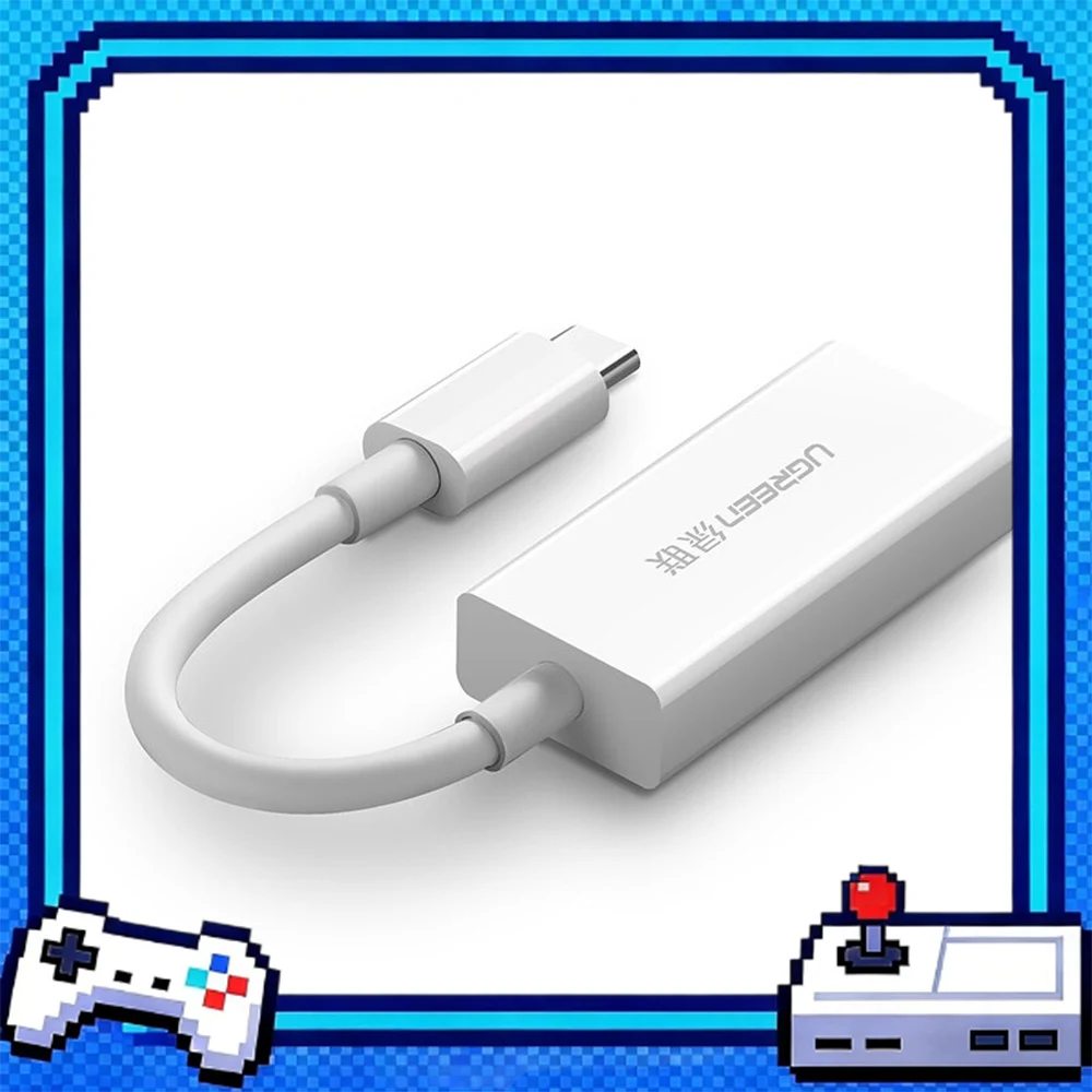 ugreen-40372-usb-c-displayport-変換アダプター。4k-60hzに対応。macbook、ノートパソコン、スマートフォン、モニター、プロジェクターで使用可能。