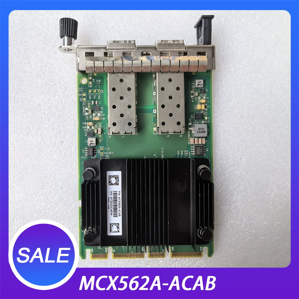 MCX562A-ACAB 25GbE dual port fiber optic network card CX562A
