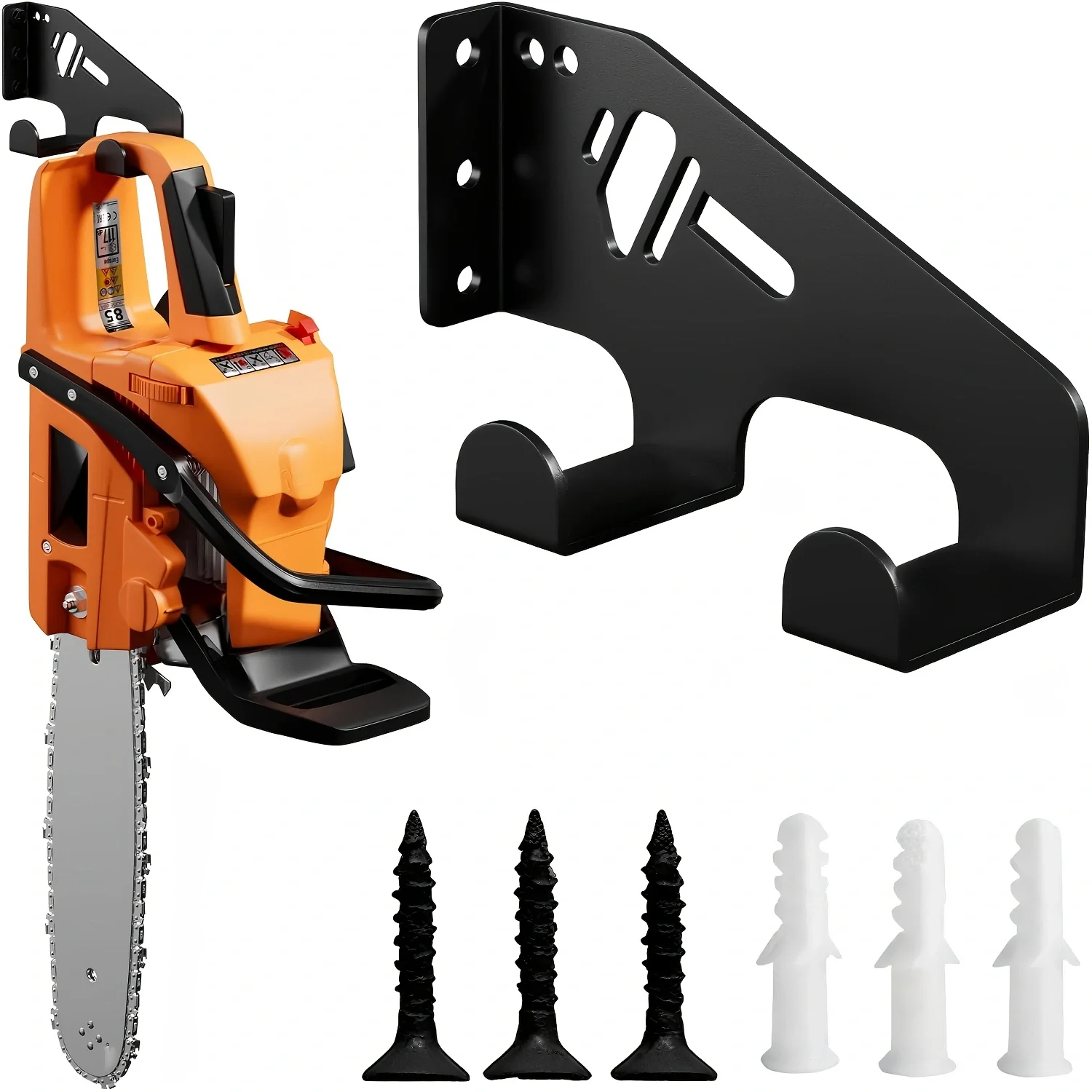 Workshop Tools On Wall - Supporto a Parete per Motosega, Gancio