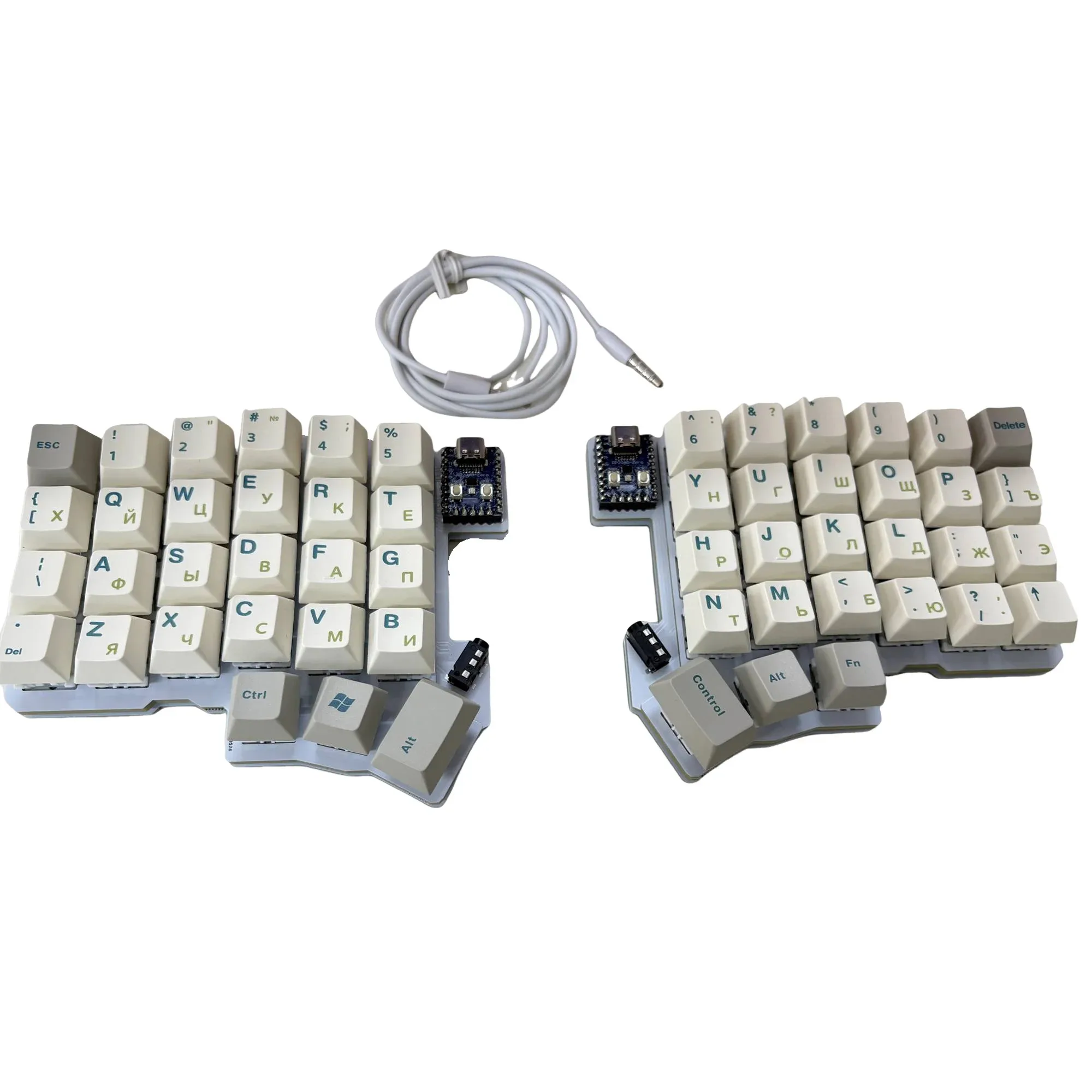 Silakka54 分割キーボードキット有線ホットスワップサポートバイアル