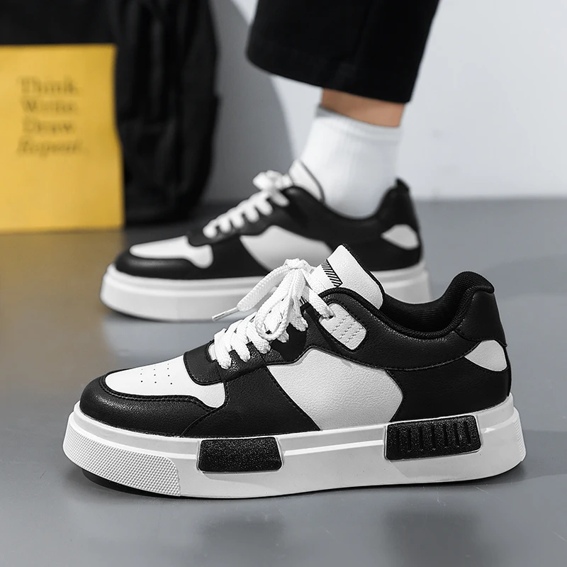 

2025 Всесезонная легкая и модная мужская повседневная спортивная обувь и обувь для скейтбординга, увеличивающая рост, 4 см.