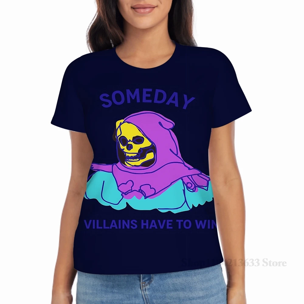 هو رجل الهيكل العظمي سادة الكون يوميا الأشرار يجب أن يفوز الرجال تي شيرت المرأة فتاة الموضة تي شيرت الصبي بلايز تيز #3