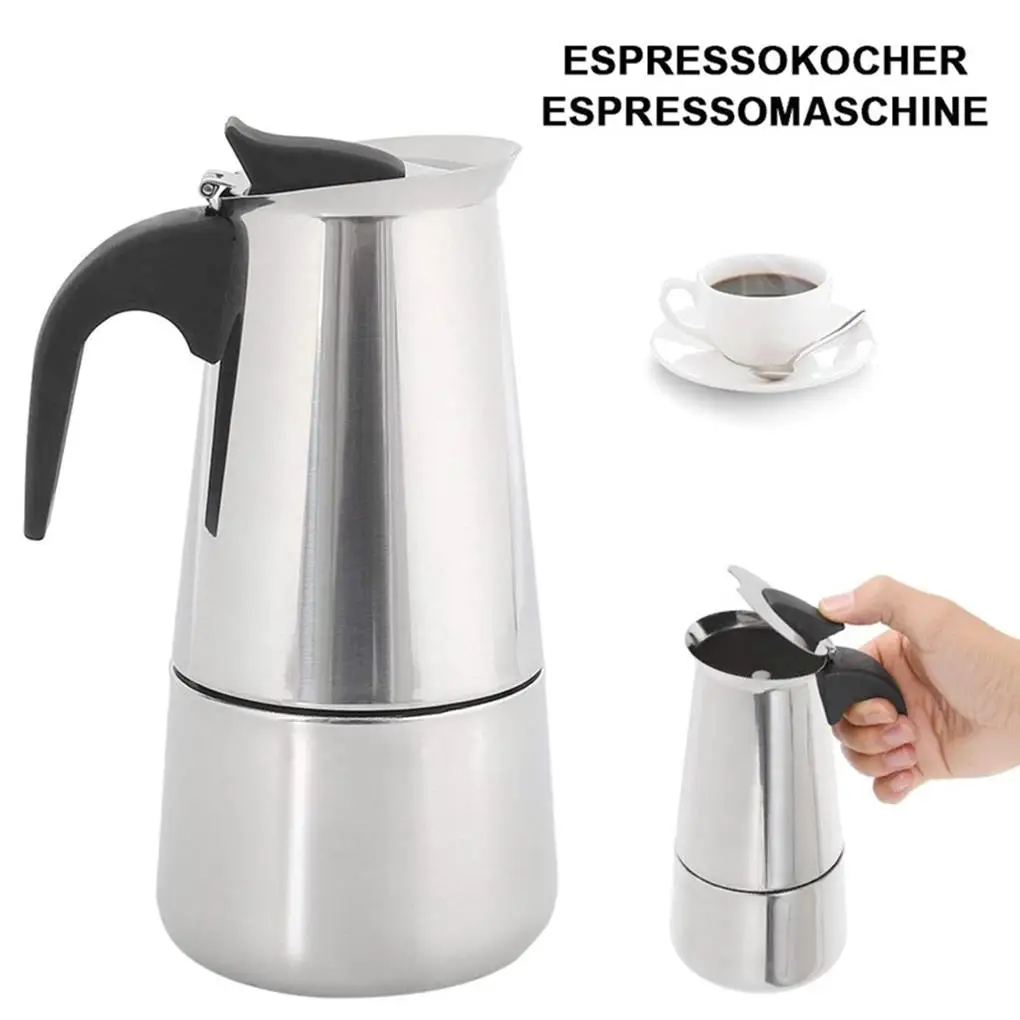 Percolator Cup for Household 100/200/300ML No Burrs Coffee Supplies Compact Size Filter Mesh Handle Design Filtering Kettle