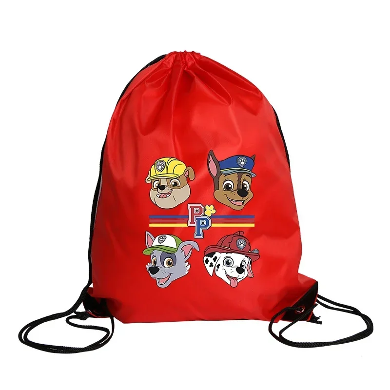 Paw Patrol 농구 Drawstring 포켓 방수 체육관 가방 접이식 배낭 상점 포켓 하이킹 캠핑 수영 어린이 스포츠