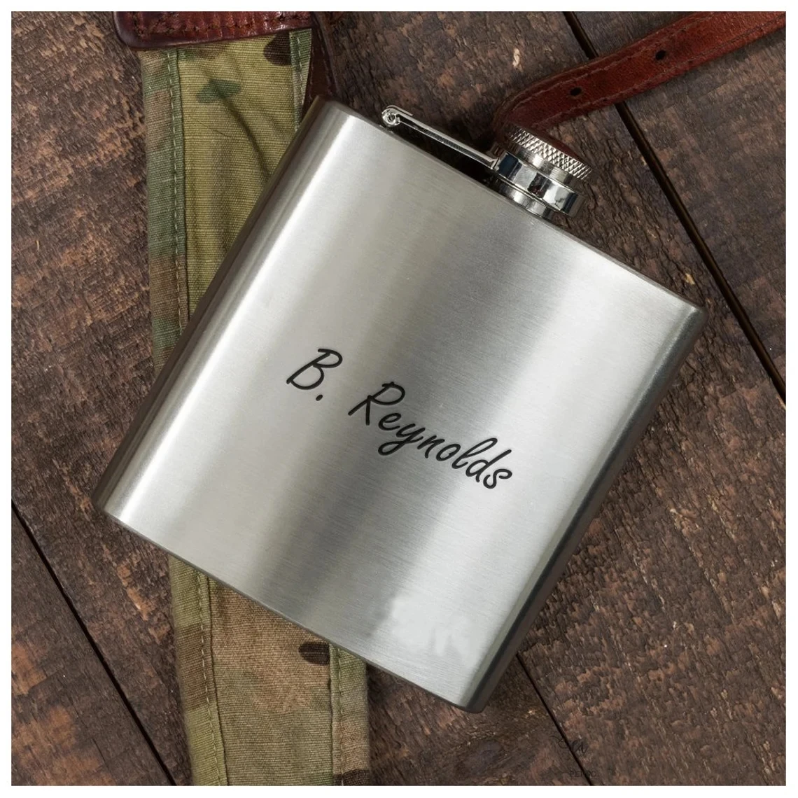 Personalized FLASK for Men FUNNEL Set Custom Engraved Groomsmen Fathers Day Gifts for Dad Him Boyfriend Groomsman Bachelor Fathe