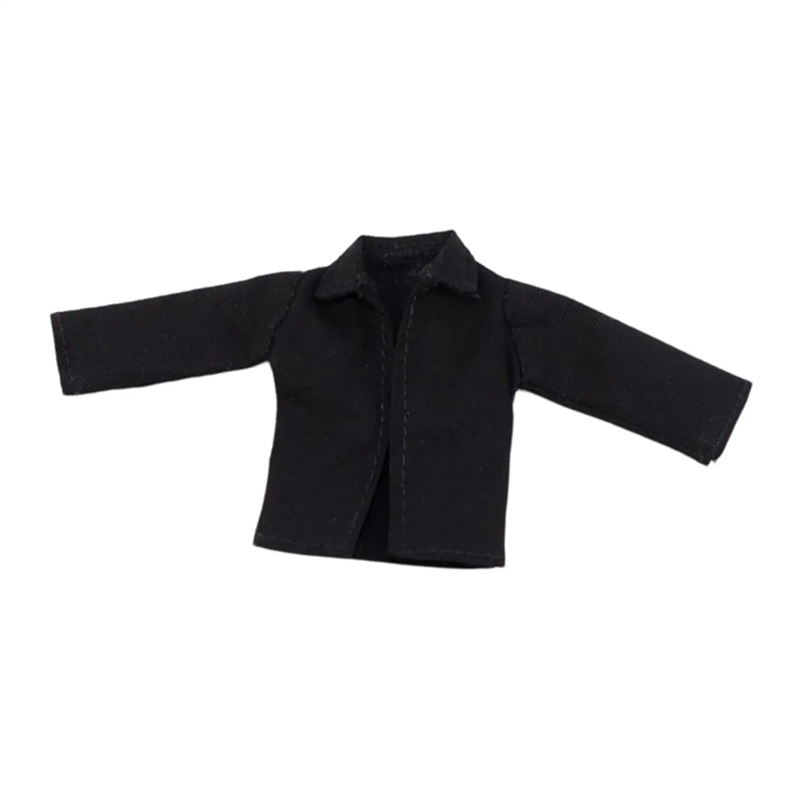 

1 12 Scale Doll Clothes Shirt Fine Stitching Casual Outfit for 6 Inch Male Female Action Figures