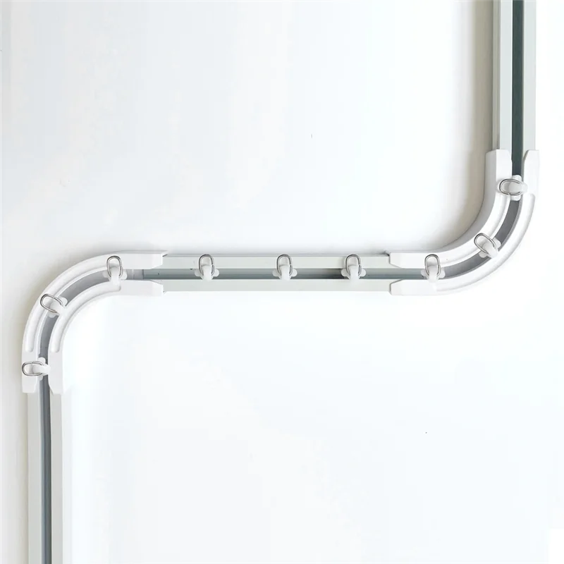 

A51M-90° Curved Connector, Can Be Flexibly Bent Ceiling Mounted Curtain Track, Suitable For Ceiling Curtain Track