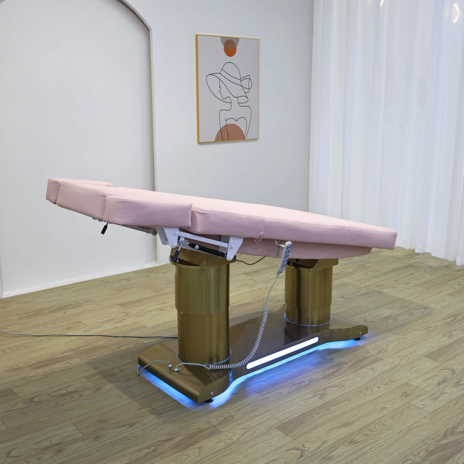 美容ベッド、フェイシャルケアベッド、マッサージ台、脚の昇降可 - Massage Table Accessories Uk のレビューと価格