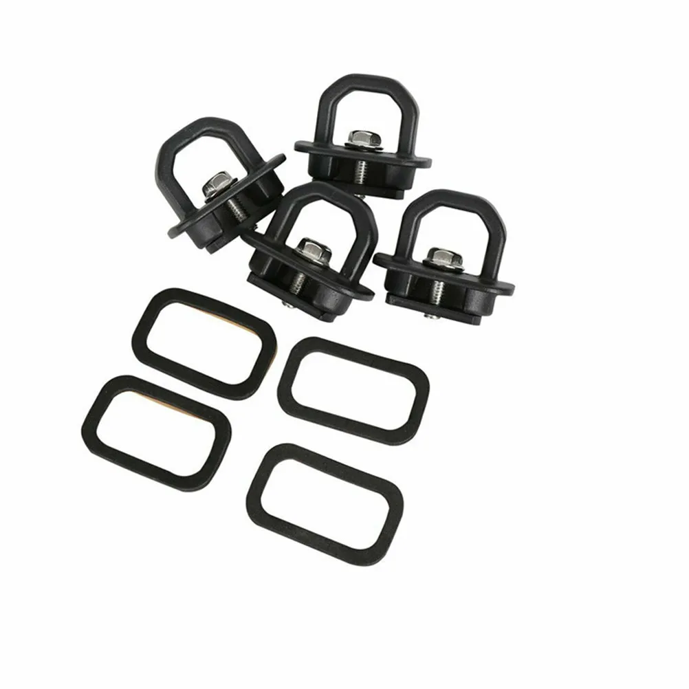 

4Pcs Heavy Duty Truck Anchor Buckle for Pickup Rope Tie Down Compact Lightweight Easy Install Professional Car