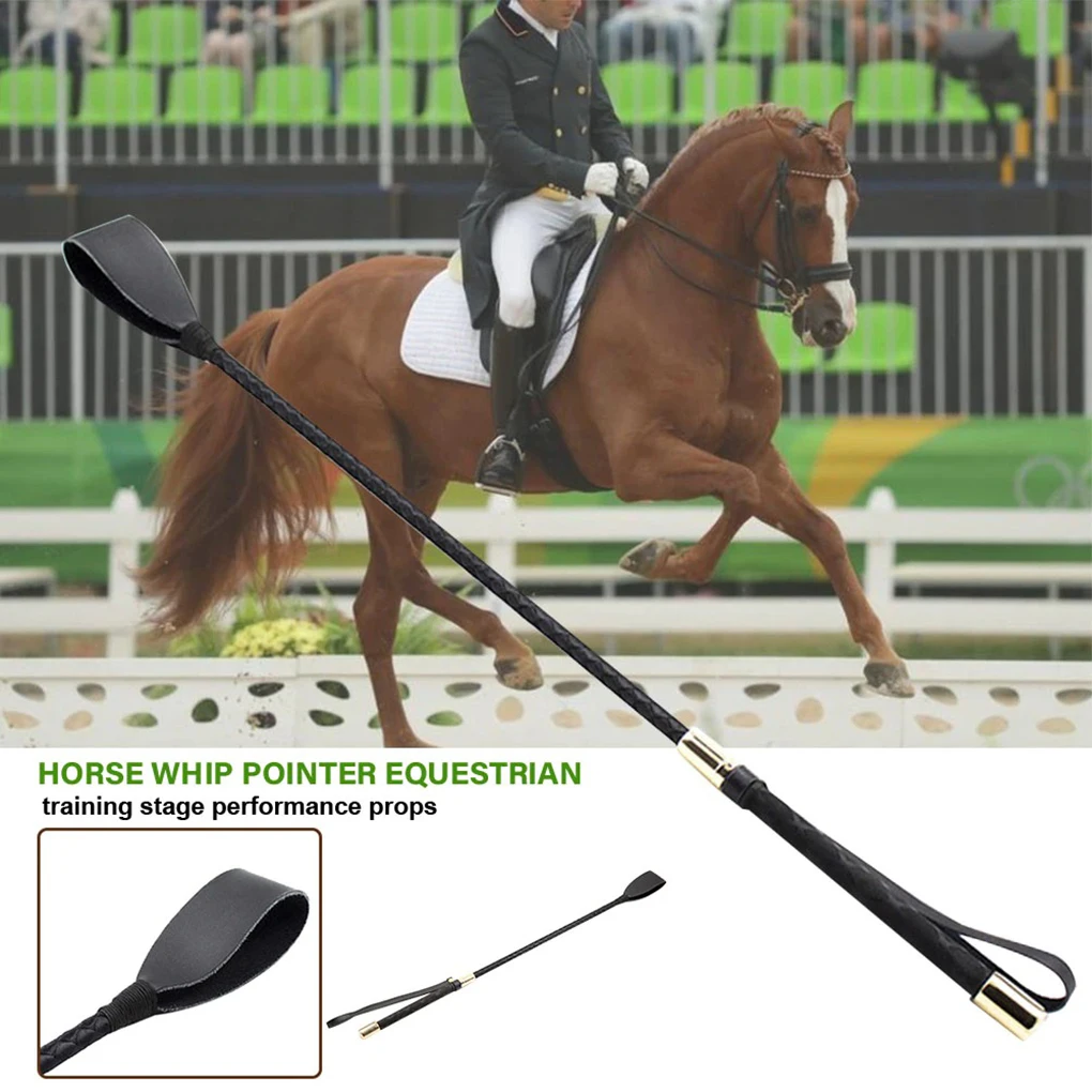 Riding Crops Equestrian Whip Training Lash with Handle Portable Learning Outdoor Racing Professional Learner 45/54cm