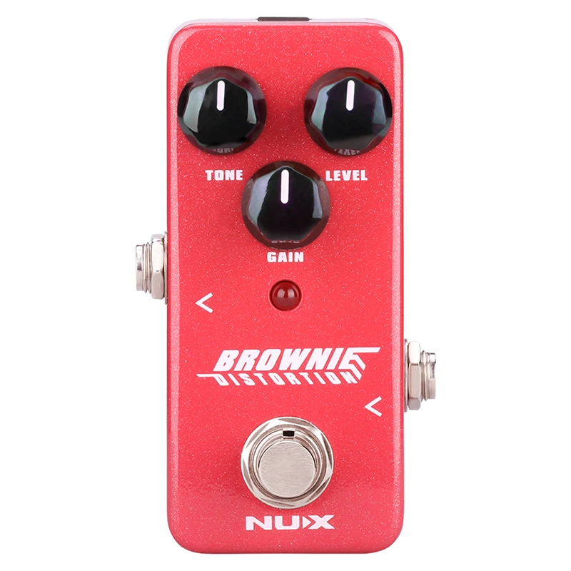 

NUX NDS-2 Brownie Distortion Guitar Effect Pedal Classical Full Metal Shell True Bypass Mini Core Series Stompbox Guitar Parts