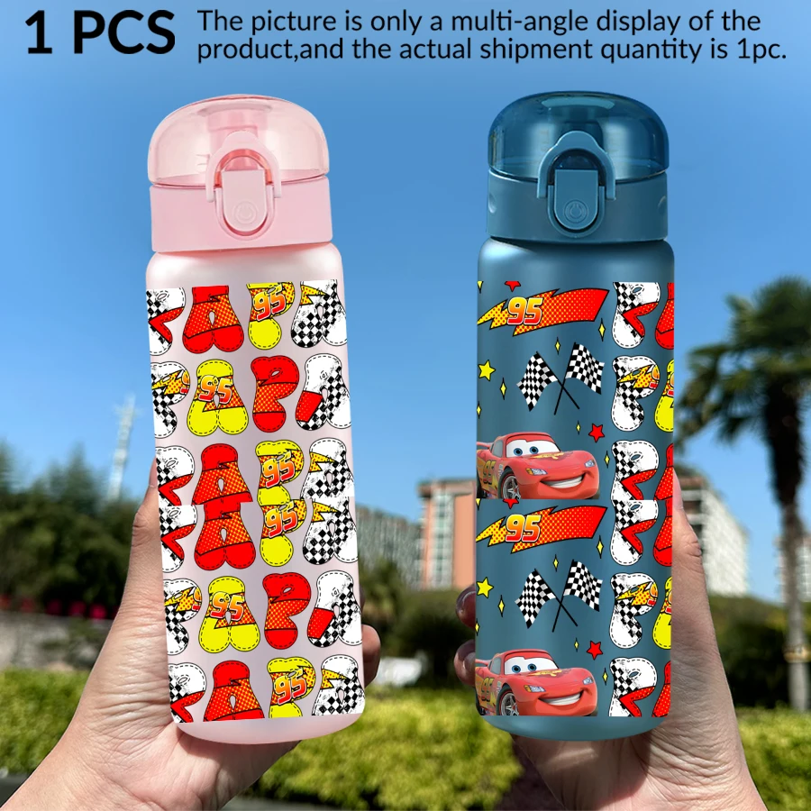 

1Pc Disney Lightning McQueen/racing car/patterned 26oz plastic water bottle sports cup as a birthday/back-to-school gift