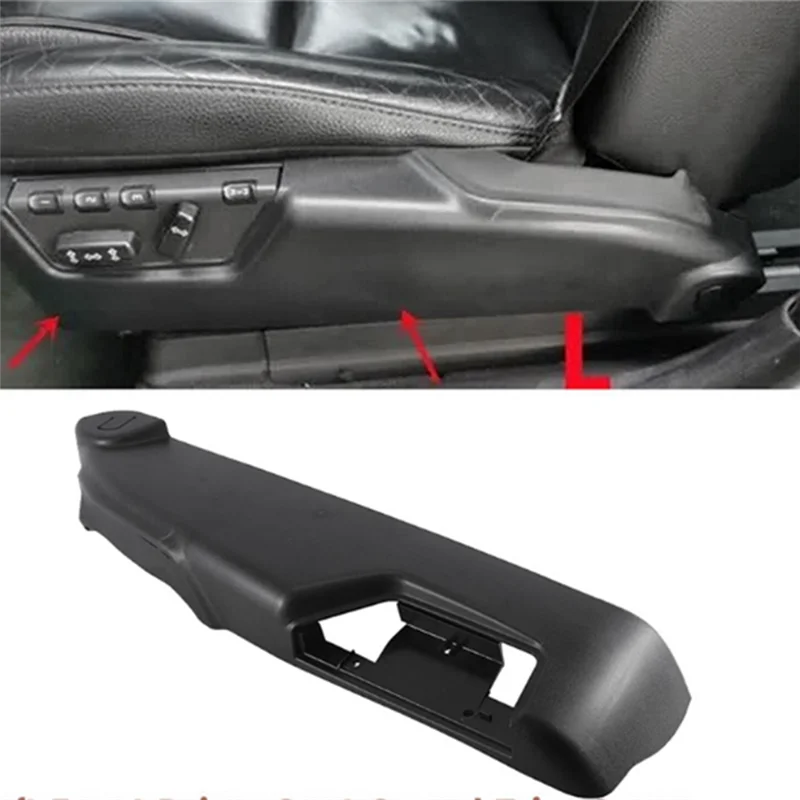 مقعد السيارة الأمامي الجانب الخارجي الحرس الإطار غطاء لوحة الكسوة 39802011 39802016 لفولفو XC90 S60 XC70 S80 V70 05-14 LHD مقاعد #2