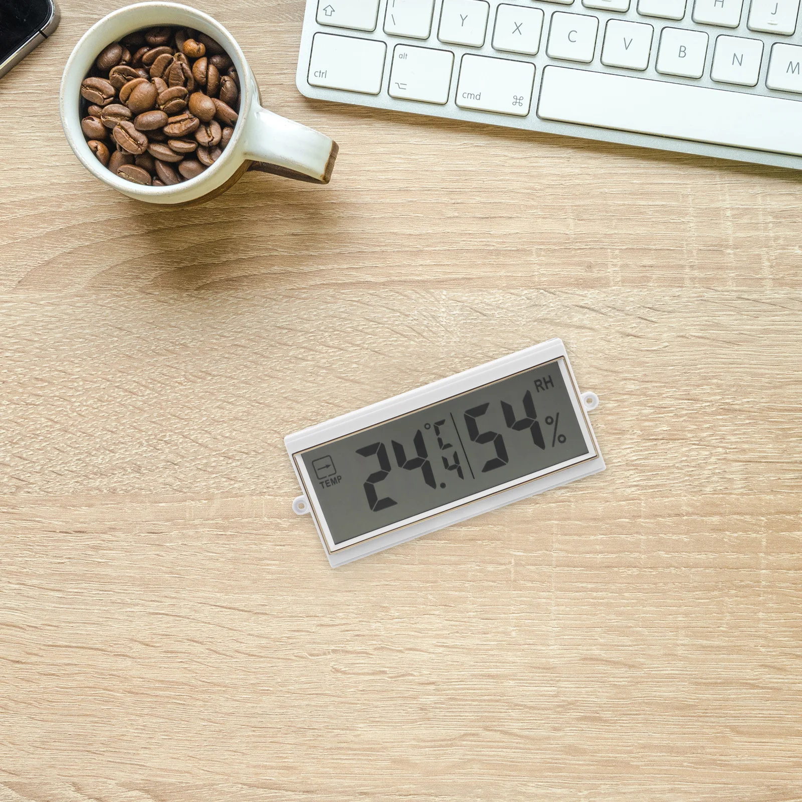 

Digital Hygrometer Thermometer Electronic Calendar Wall Clock High Definition LCD Display Accurate Temperature Humidity Monitor