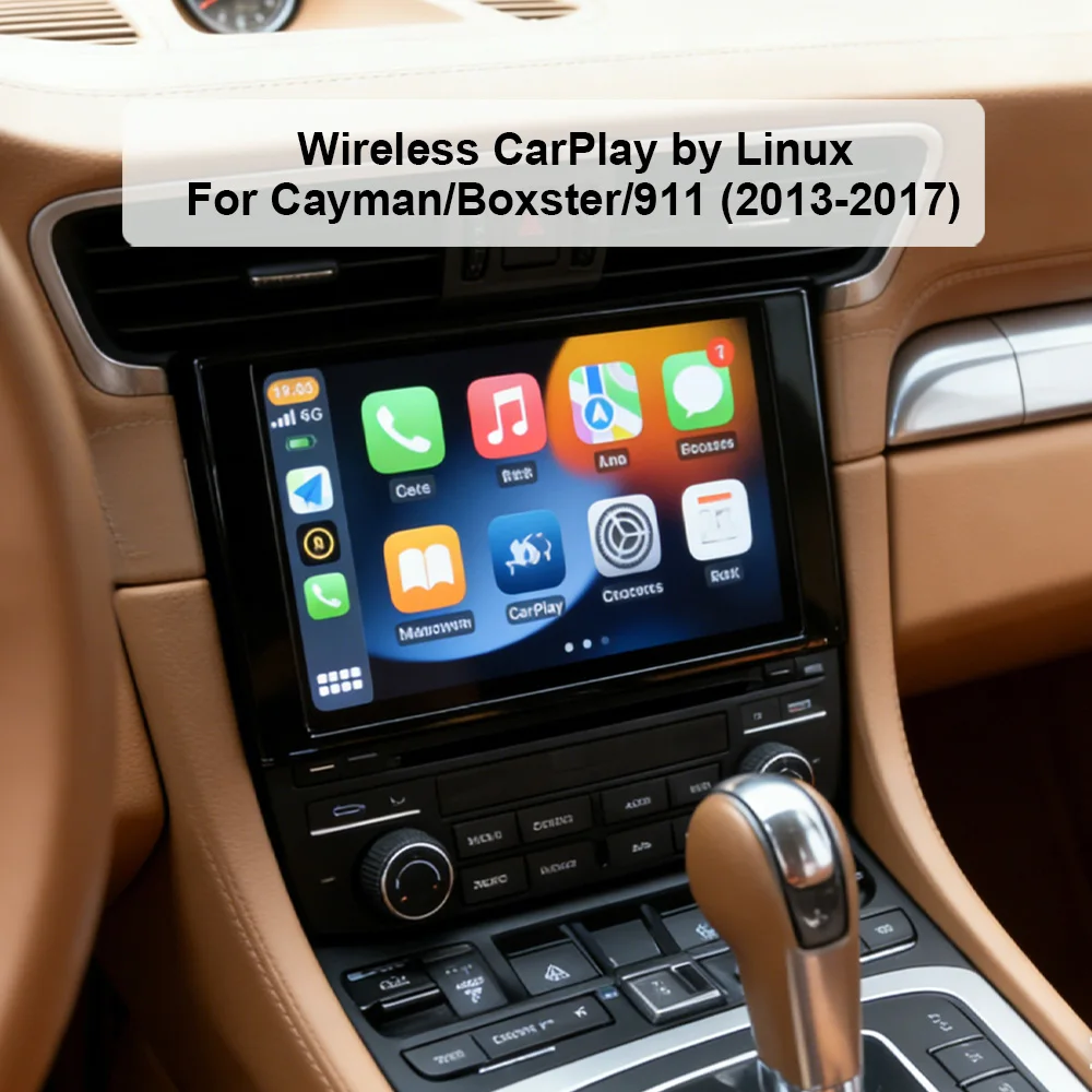 

8.4" Car Radio For Porsche Cayman/Boxster/911(2013-2017)Wireless CarPlay Android Auto 4G WiFi Bluetooth Car Multimedia Player
