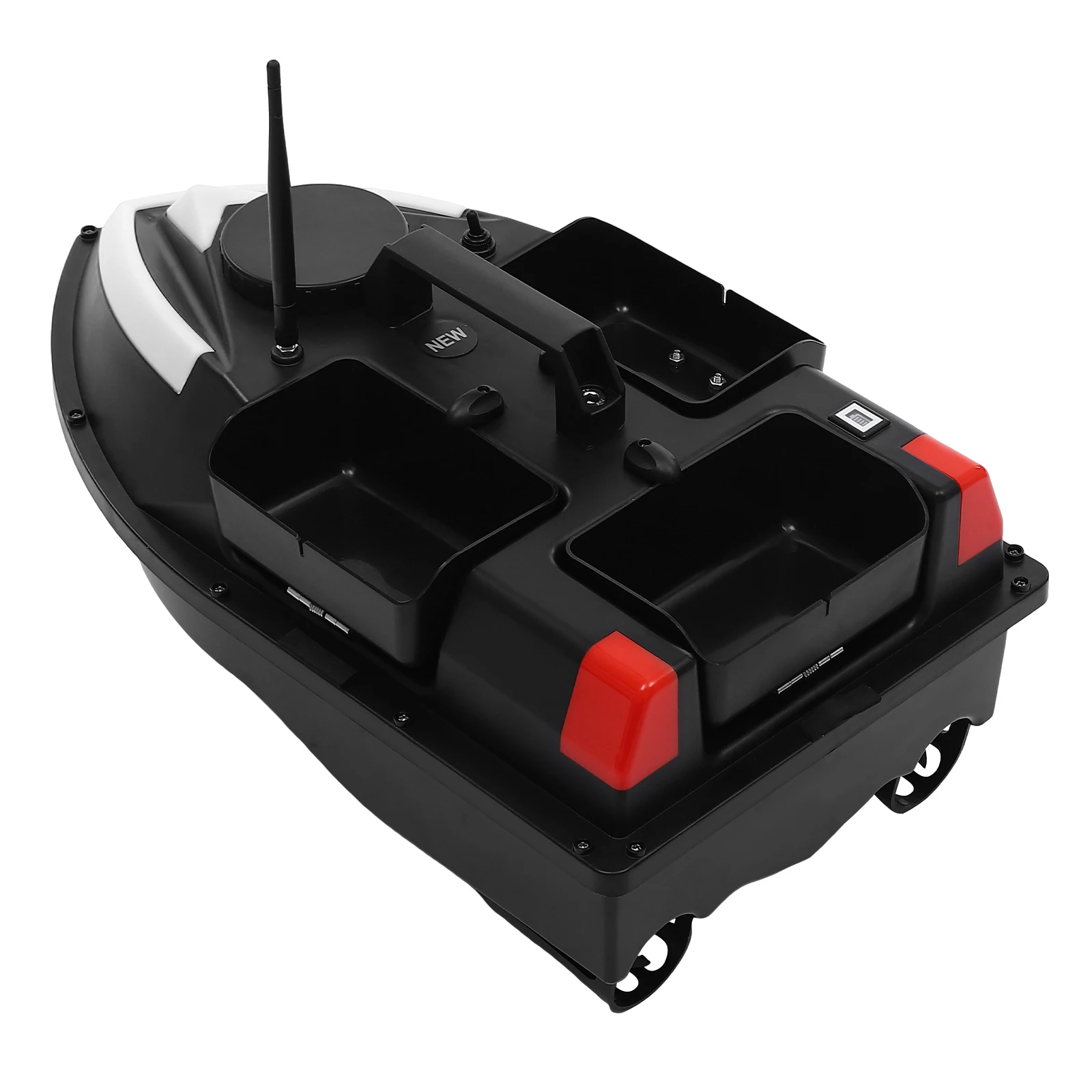 Fischköderboot mit Doppelmotor, Fernbedienung, AC100-240V, automatische Rückkehrfunktion, GPS-Fischfinder, unterstützt 5200mAh Lithium-Batterie für die Lieferung von Maisködern. – Detail 1