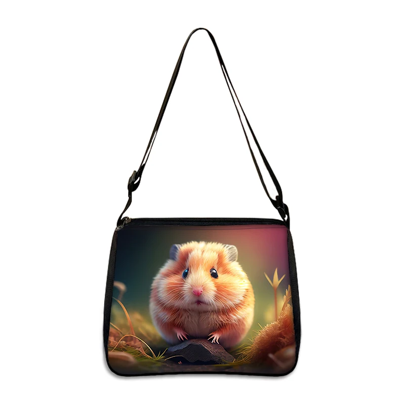 Kawaii criceto/cavia modello borsa a tracolla borse da donna per viaggio borsa a tracolla Casual supporto per telefono borse a tracolla regalo