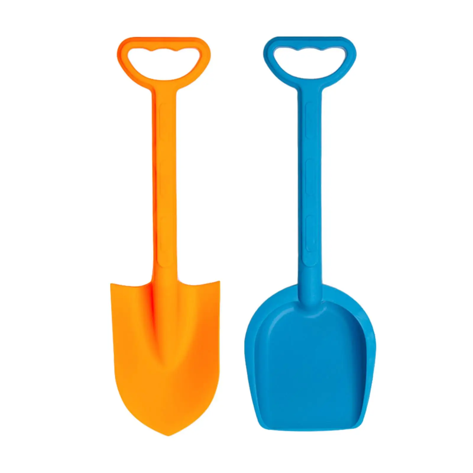 

2x Kids Garden Tool Shovels Toys, Sand Shovels Toys, Travel Sandbox Toy, Sturdy Snow Scoops, Beach Spades, for Toddlers