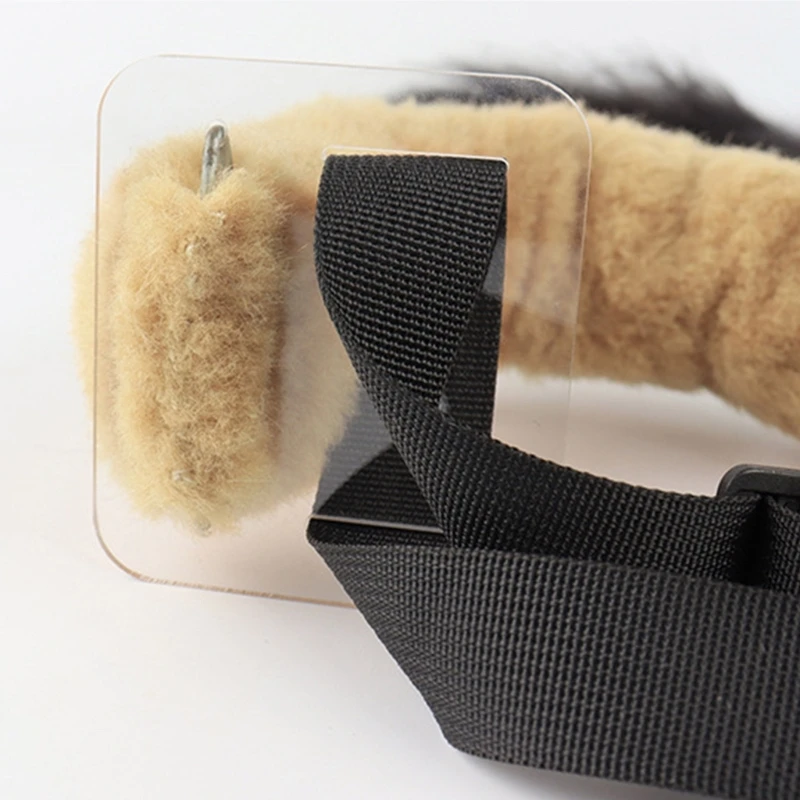 Anime Cosplay Adereços para adultos e crianças, peludo, peles artificiais, leão, lobo, tigre, cauda do rato, animal, besta, festa de Halloween, traje, 1 pc