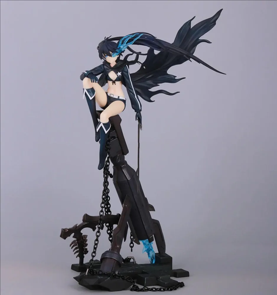 30cm Black Rock Shooter Anime Action Figure Dolls Collectible Model Trendy Toys Desktop Ornament Surprise Birthday Gift for kids