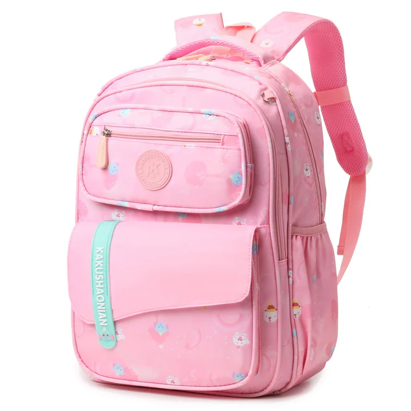 Elementary School Schoolbag 1-4th Grade Girls School Bags Children's Backpacks Cartoon Waterproof Lightweight Kids Backpack