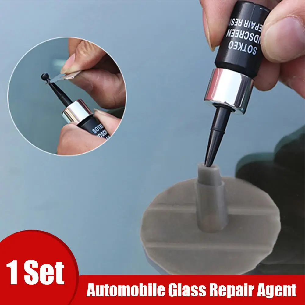 Automotive Glas Nano Reparatur Flüssigkeit Auto Windschutzscheibe Harz Riss Werkzeug Kit Universal Auto Windschutzscheibe Glas Kratzer Riss Wiederherstellung