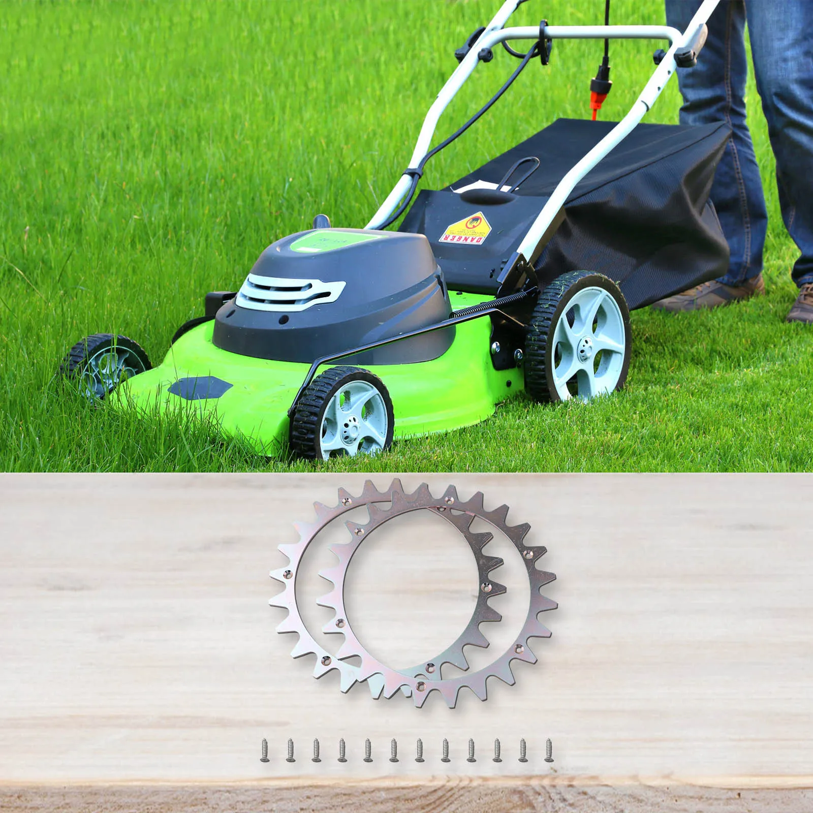 225mm Wheel 225mm Anti-slip Spikes Enhanced Stability Powerful Performance Lawn Maintenance For Mowing Robot L Type