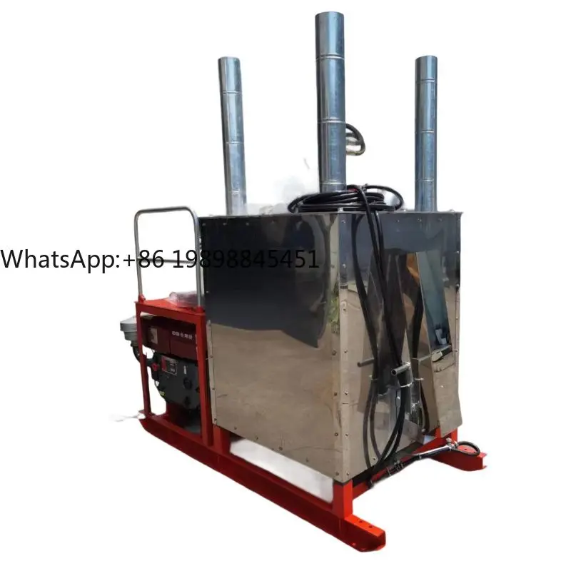 

Professional 600KG Single Tank Hot Melt Kettle Hydraulic Road Marking Paint Preheater CE Certified 1-Year Warranty