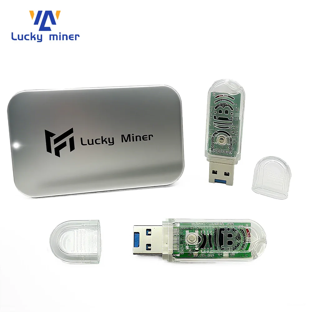 LuckyMiner LV03 250KH/S SHA256 USB Crypto Miner 1W Ultra Low Power Mini Home Mining Device