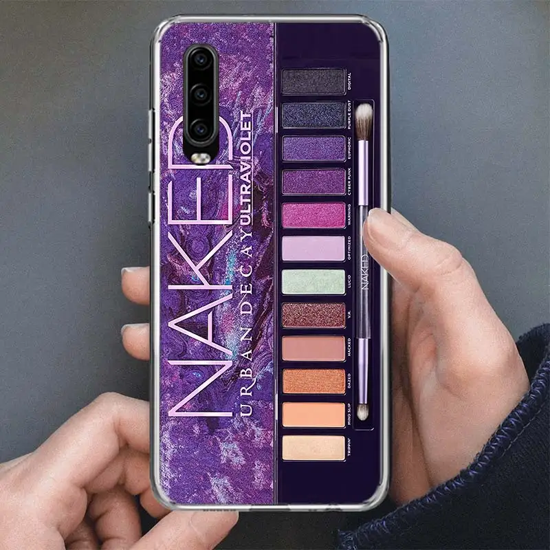 Glam Makeup Eye Shadow Box Phone Case For Huawei P30 P40 P50 P20 Pro P10 Lite Mate 20 30 40 10 P30Lite Soft Cover Silicone Shell