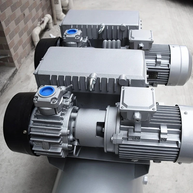 Oil-type rotary vane vacuum pump packaging injection molding negative pressure station industrial grade pump textile available
